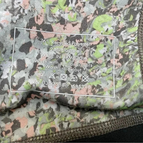 Sweaty Betty Super Sculpt 7/8 Leggings Green Alert Pebble Size Small High Rise - Picture 11 of 11